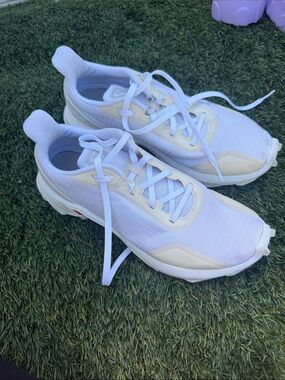 Salomon White Athletic Running Shoes